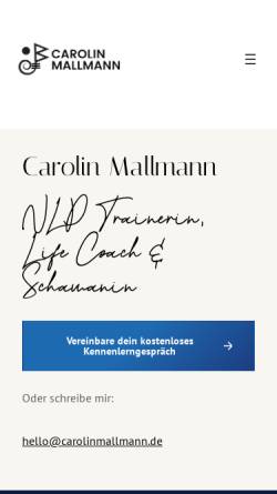 Vorschau der mobilen Webseite www.carolinmallmann.de, Carolin Mallmann