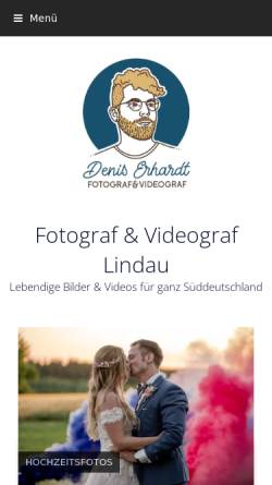 Vorschau der mobilen Webseite denis-erhardt.de, Denis Erhardt