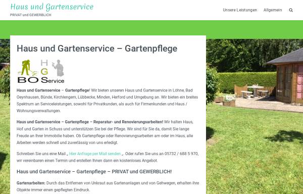 Vorschau von hgs-haus-garten-service.de, Haus und Gartenservice - Inh. Udo Boelen