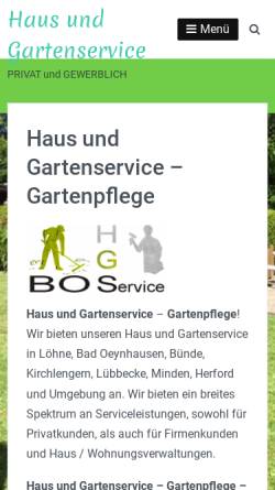 Vorschau der mobilen Webseite hgs-haus-garten-service.de, Haus und Gartenservice - Inh. Udo Boelen
