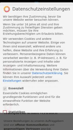 Vorschau der mobilen Webseite www.derntl-ra.at, Rechtsanwaltskanzlei Mag. Georg Derntl