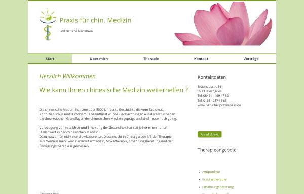 Vorschau von www.naturheilpraxis-pass.de, Heilpraktiker Thomas Paß