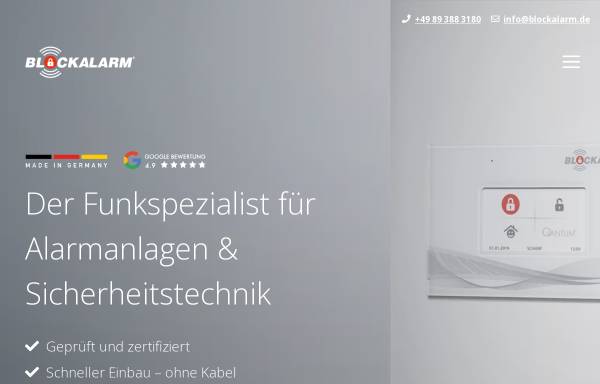 Blockalarm Alarmanlagen & Sicherheitstechnik GmbH