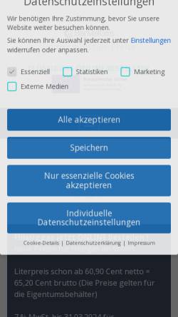 Vorschau der mobilen Webseite www.barmalgas.de, BarMalGas GmbH