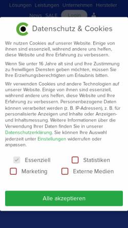 Vorschau der mobilen Webseite www.nec-store.de, NECDIS GmbH