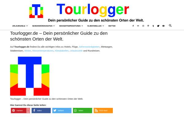 Vorschau von www.tourlogger.de, Tourlogger.de