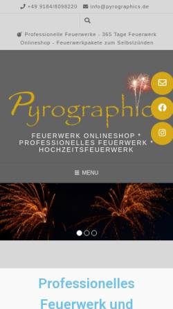 Pyrographics Feuerwerk