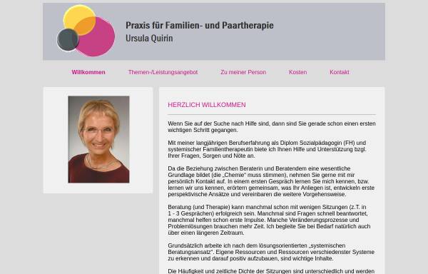 Vorschau von www.familien-paartherapie-praxis.de, Praxis für Familien- und Paartherapie Ursula Quirin