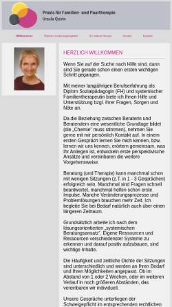Vorschau der mobilen Webseite www.familien-paartherapie-praxis.de, Praxis für Familien- und Paartherapie Ursula Quirin