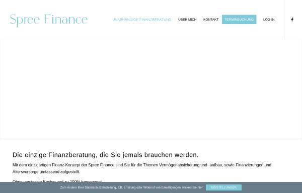 Vorschau von spreefinance.de, Spree Finance GmbH