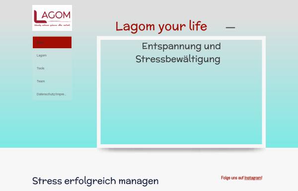 Vorschau von www.lagom-your-life.de, Lagom your life