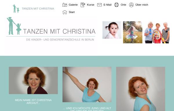 Vorschau von www.tanzen-mit-christina.de, TANZEN MIT CHRISTINA