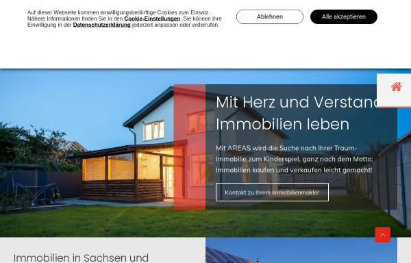 Vorschau von www.areas-immobilien.de, Areas Immobilien
