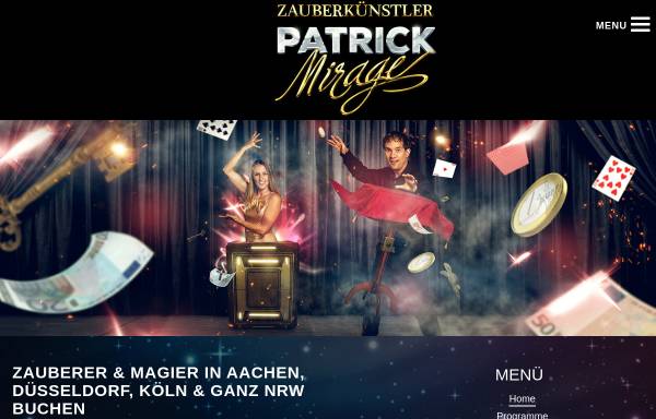 Patrick Mirage - Zaubershows & Close Up Magie für NRW