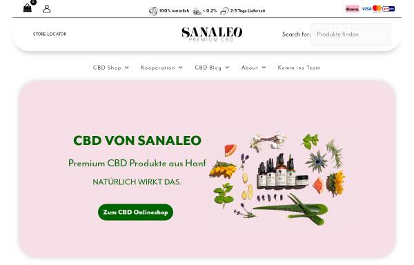 Vorschau von sanaleo.com, Sanaleo