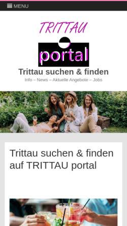 Vorschau der mobilen Webseite www.trittau-markt.de, TRITTAU portal