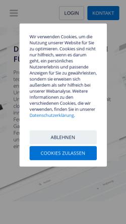 Vorschau der mobilen Webseite fenzon.de, Fenzon