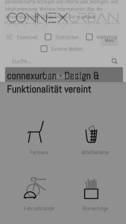 Vorschau der mobilen Webseite www.connexurban.at, connexurban GmbH