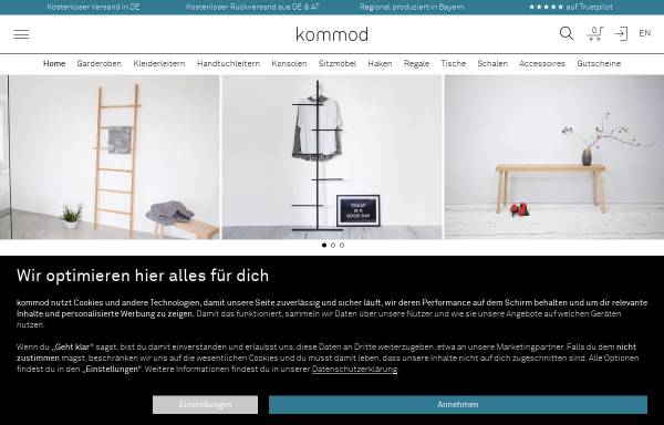 Vorschau von www.kommod.de, kommod GmbH