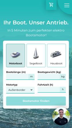 Vorschau der mobilen Webseite www.greenboatsolutions.de, greenboatsolutions