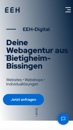 Vorschau der mobilen Webseite eeh-digital.de, EEH-Digital