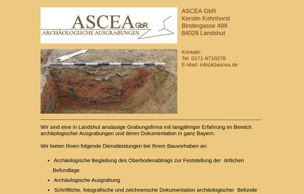 Vorschau von www.ascea.de, ASCEA GbR