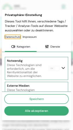 Vorschau der mobilen Webseite www.eu-koordination.de, EU-Koordination des Deutschen Naturschutz Rings (DNR)