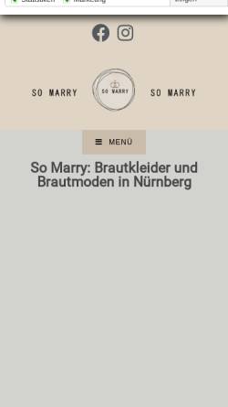 Vorschau der mobilen Webseite somarry.de, So Marry