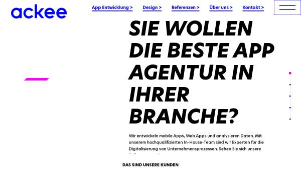 Vorschau von www.ackee.de, Ackee GmbH