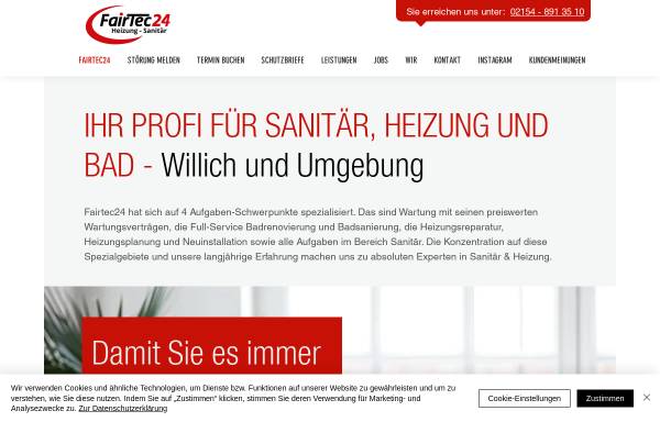 Vorschau von www.fairtec24-gmbh.de, FairTec24 GmbH