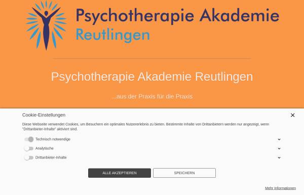 Vorschau von www.psychotherapie-akademie-reutlingen.de., Psychotherapie Akademie Reutlingen