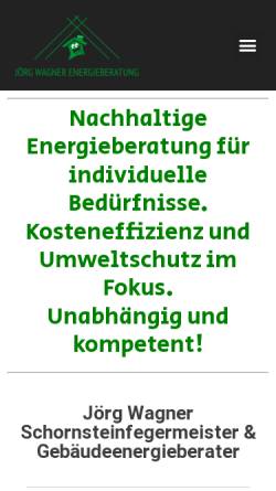 Vorschau der mobilen Webseite www.wagner-energieprofi.de, Jörg Wagner Energieberatung