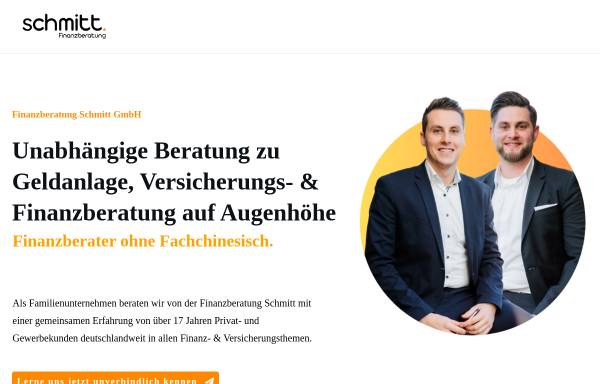 Vorschau von finanzberatung-schmitt.de, Finanzberatung Schmitt GmbH