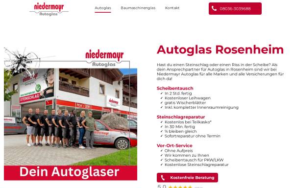 Vorschau von www.niedermayr-autoglas.de, Autoglas Niedermayr GmbH