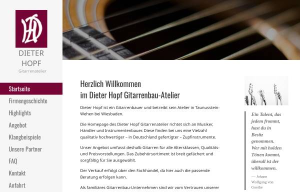 Dieter Hopf Gitarren-Atelier