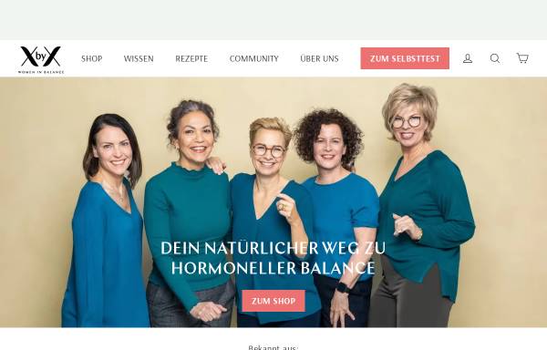 Vorschau von www.xbyx.de, Women in Balance XbyX