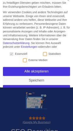 Vorschau der mobilen Webseite www.seohit.de, SEOHIT