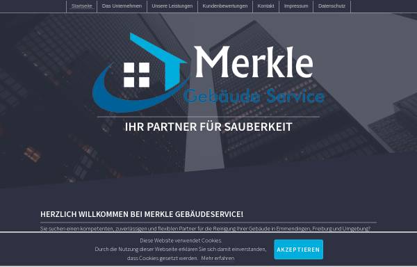 Vorschau von www.merkle-gebaeudeservice.de, Merkle Gebäude Service