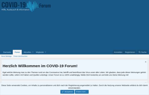Vorschau von corona-covid-19.news, COVID 19 Forum