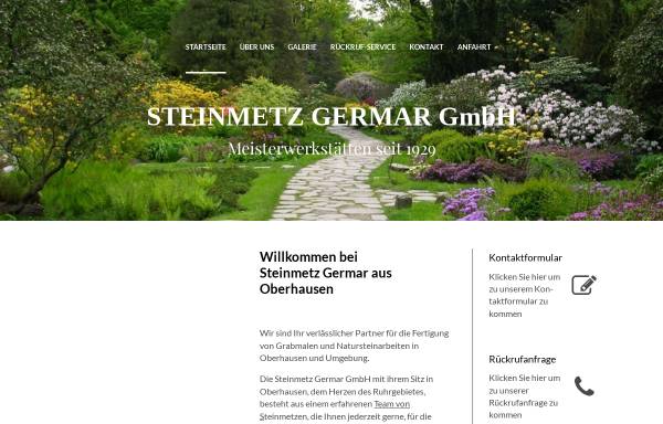 Vorschau von www.steinmetz-germar.com, Steinmetz Germar