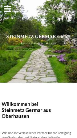 Vorschau der mobilen Webseite www.steinmetz-germar.com, Steinmetz Germar