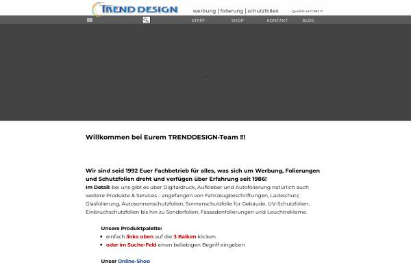 Vorschau von www.trenddesign-team.de, TREND DESIGN