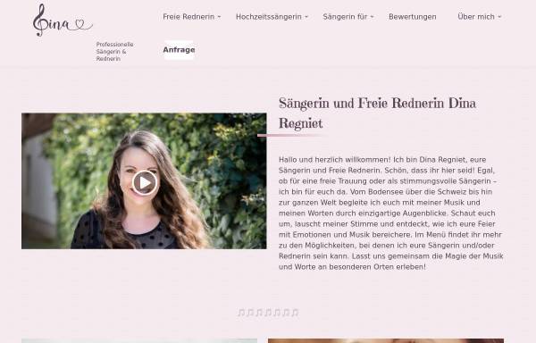 Vorschau von www.dinas-voice.de, Freie Trauung mit Gesang