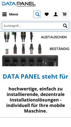 Vorschau der mobilen Webseite www.data-panel.eu, Data Panel GmbH