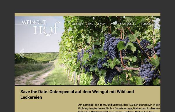 Vorschau von www.weingut-huf.de, Weingut Huf