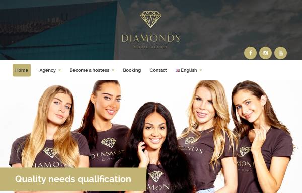 Vorschau von diamonds-germany.com, Diamonds Model Agency UG & Co. KG