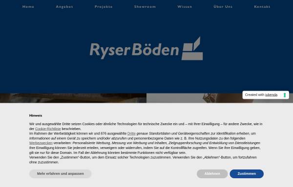 Vorschau von www.ryserboeden.ch, Ryser Böden