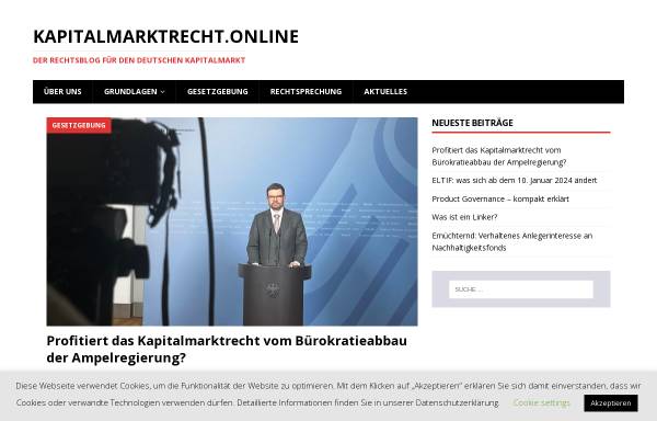 Kapitalmarktrecht.Online - JANERT Rechtsanwaltsgesellschaft mbH