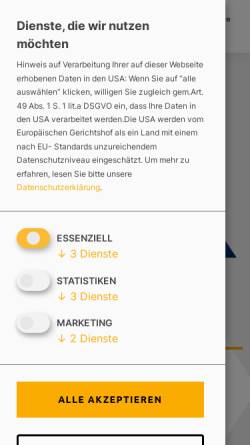 Vorschau der mobilen Webseite www.sumax.de, SUMAX SEO-Agentur