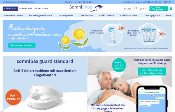 Vorschau von somnishop.com, health.On Ventures GmbH